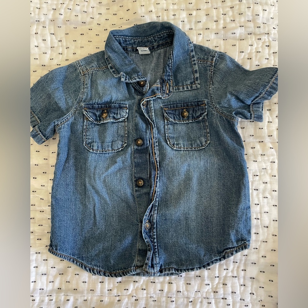 Old Navy Blue Jean Jacket Classic Denim Style